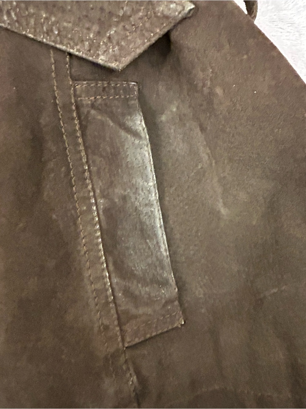 BeyondSport Brown Faux Fur Trim Belted Jacket Women’s L Y2K - Picture 12 of 16